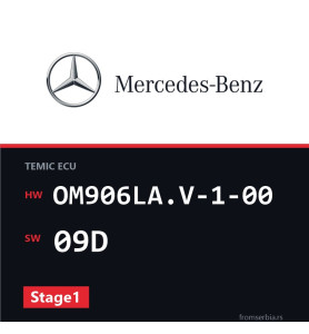 Mercedes-Benz Econic OM906LA.V-1-00 09D Stage1 tuning file