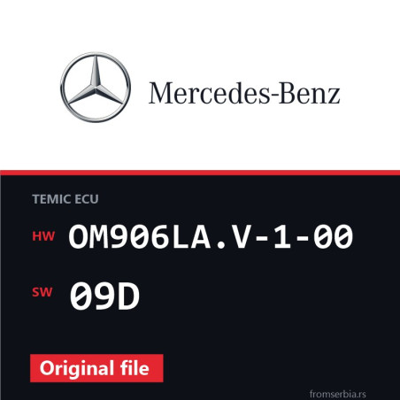 Mercedes-Benz Econic OM906LA.V-1-00 09D original ECU file
