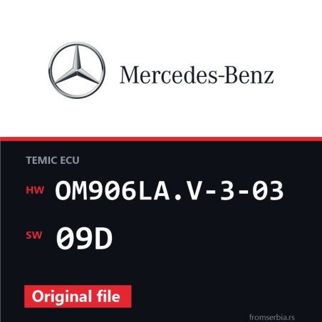 Mercedes-Benz Econic OM906LA.V-3-03 09D original ECU file