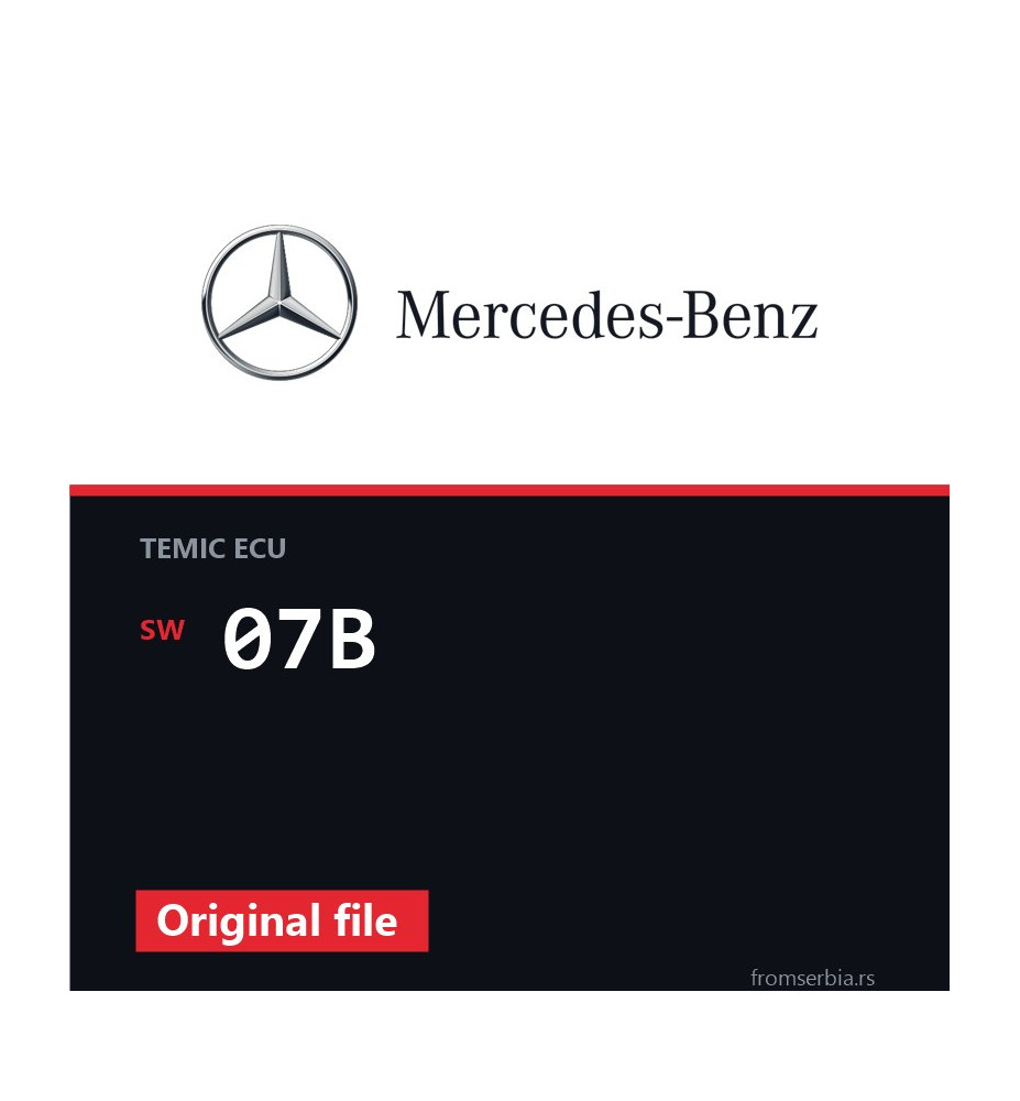 Mercedes-Benz Econic 07B original ECU file