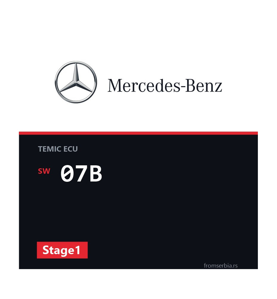 Mercedes-Benz Econic 07B Stage1 tuning file