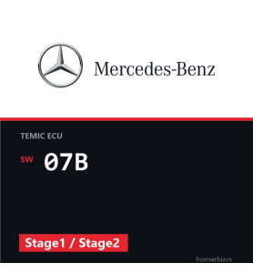 Mercedes-Benz Econic 07B Stage1 / Stage2 tuning file