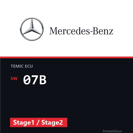 Mercedes-Benz Econic 07B Stage1 / Stage2 tuning file