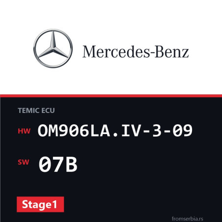 Mercedes-Benz Econic OM906LA.IV-3-09 07B Stage1 tuning file
