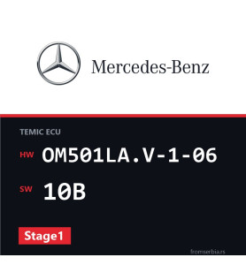 Mercedes-Benz Econic OM501LA.V-1-06 10B Stage1 tuning file