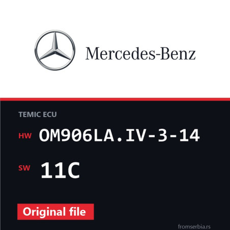 Mercedes-Benz Econic OM906LA.IV-3-14 11C original ECU file