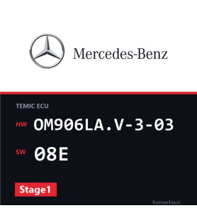 Mercedes-Benz Econic OM906LA.V-3-03 08E Stage1 tuning file