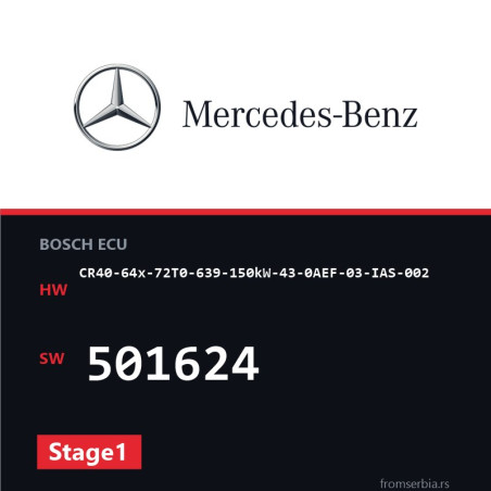 Mercedes-Benz CR40-64x-72T0-639-150kW-43-0AEF-03-IAS-002 501624 Stage1