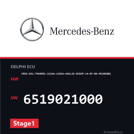 Mercedes-Benz CRD2-651-TMA9DD1-212WA-125KW-4ASL2S-EU5OP-LH-EF-04-ME103