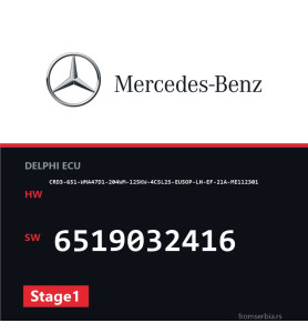 Mercedes-Benz CRD3-651-WMA47D1-204WM-125KW-4CSL2S-EU5OP-LH-EF-21A-ME11