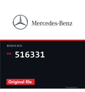 Mercedes-Benz E 350CDI 516331 original ECU file