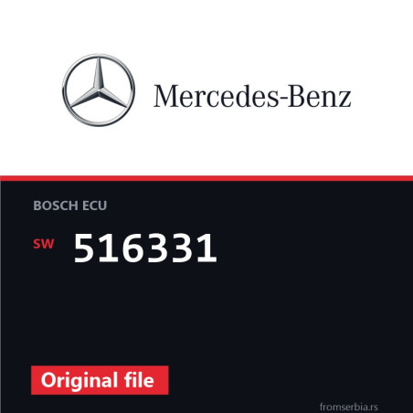 Mercedes-Benz E 350CDI 516331 original ECU file