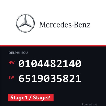 Mercedes-Benz E 250 0104482140 6519035821 Stage1 / Stage2 tuning file