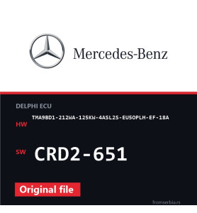 Mercedes-Benz TMA9BD1-212WA-125KW-4ASL2S-EU5OPLH-EF-18A CRD2-651 origi