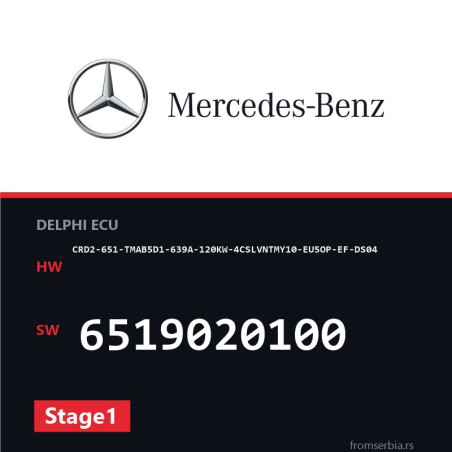 Mercedes-Benz CRD2-651-TMAB5D1-639A-120KW-4CSLVNTMY10-EU5OP-EF-DS04 65