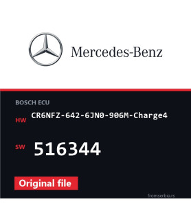 Mercedes-Benz CR6NFZ-642-6JN0-906M-Charge4 516344 original ECU file