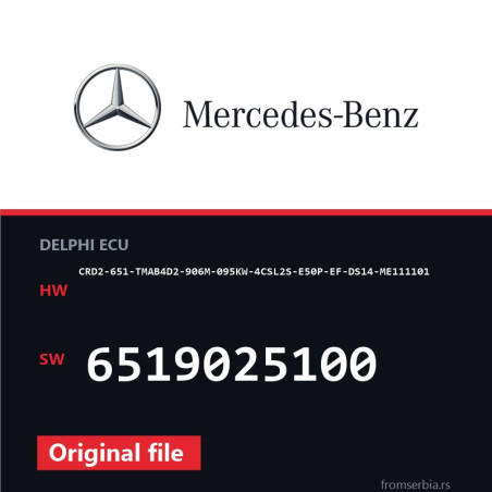 Mercedes-Benz CRD2-651-TMAB4D2-906M-095KW-4CSL2S-E50P-EF-DS14-ME111101
