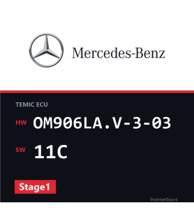 Mercedes-Benz Actros OM906LA.V-3-03 11C Stage1 tuning file