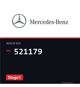 Mercedes-Benz C63 521179 Stage1 tuning file