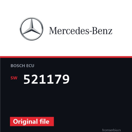 Mercedes-Benz C63 521179 original ECU file