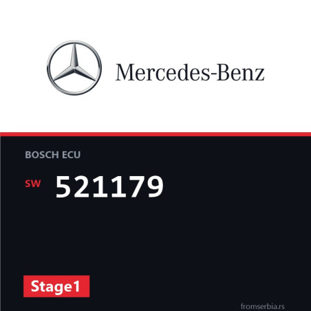 Mercedes-Benz C63 521179 Stage1 tuning file