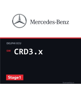 Mercedes-Benz E220 CRD3.x Stage1 tuning file