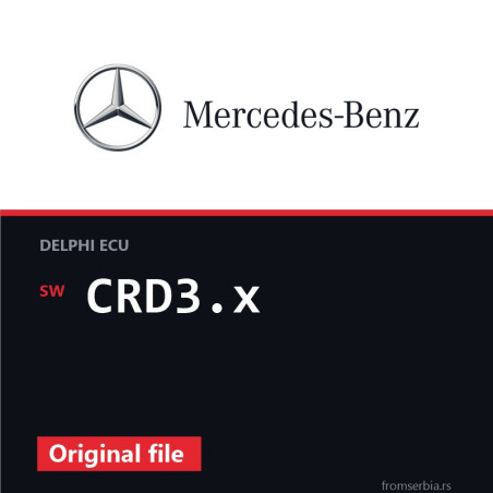 Mercedes-Benz E220 CRD3.x original ECU file