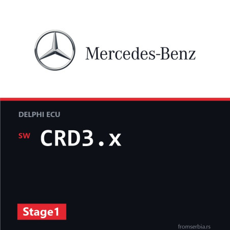 Mercedes-Benz E220 CRD3.x Stage1 tuning file