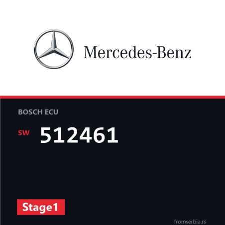 Mercedes-Benz R 350cdi 512461 Stage1 tuning file