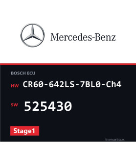 Mercedes-Benz CLS CR60-642LS-7BL0-Ch4 525430 Stage1 tuning file