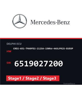 Mercedes-Benz CRD2-651-TMA9FD2-212SA-150kW-4ASLPR2S-EU5OP 6519027200 S