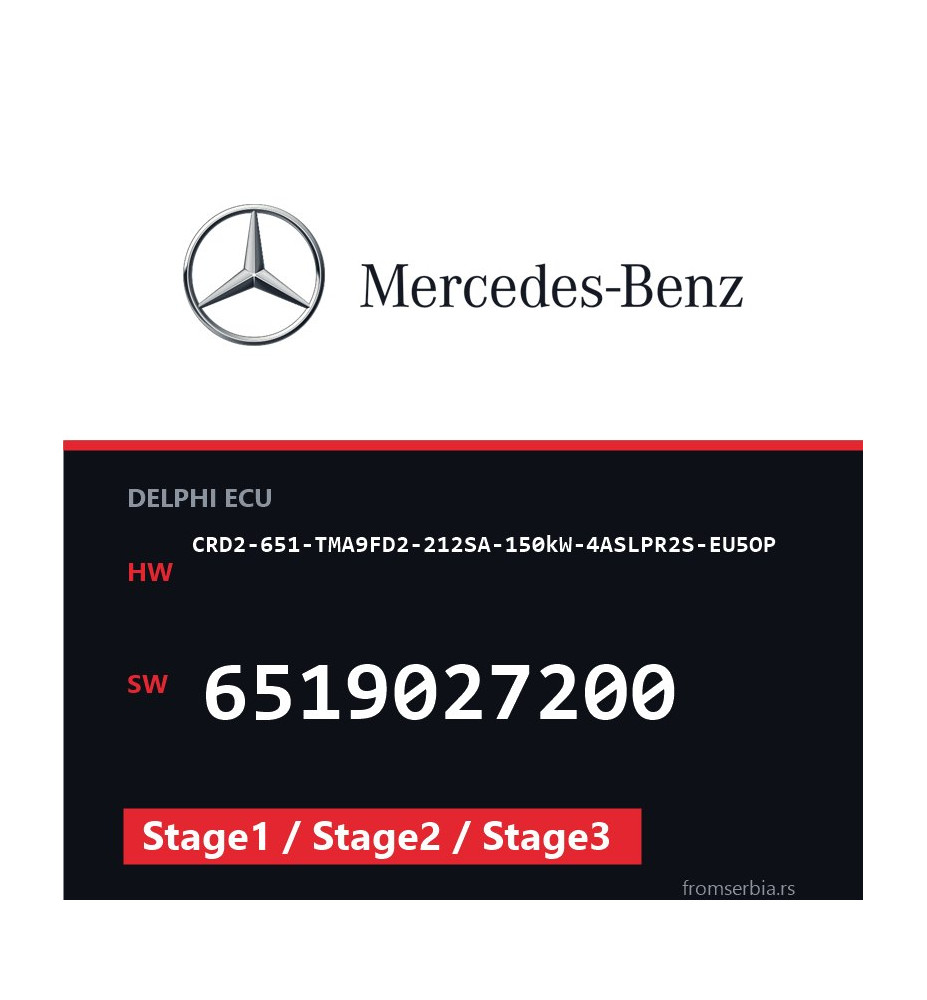 Mercedes-Benz CRD2-651-TMA9FD2-212SA-150kW-4ASLPR2S-EU5OP 6519027200 S