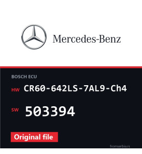 Mercedes-Benz ML350 CR60-642LS-7AL9-Ch4 503394 original ECU file