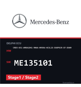 Mercedes-Benz CRD3-651-WMDA1D41-906A-095KW-4CSL2S-E6OPSCR-EF-DS09 ME13