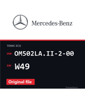 Mercedes-Benz Actros OM502LA.II-2-00 W49 original ECU file