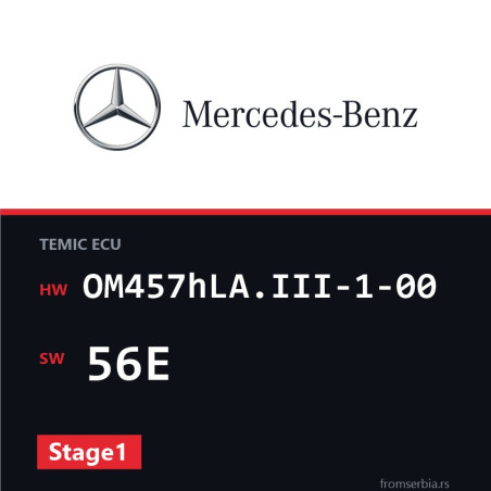 Mercedes-Benz Actros OM457hLA.III-1-00 56E Stage1 tuning file