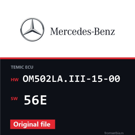 Mercedes-Benz Axor OM502LA.III-15-00 56E original ECU file