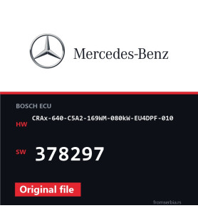 Mercedes-Benz CRAx-640-C5A2-169WM-080kW-EU4DPF-010 378297 original ECU