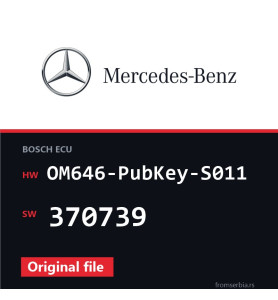 Mercedes-Benz C 220 OM646-PubKey-S011 370739 original ECU file