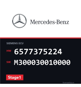 Mercedes-Benz CLK 6577375224 M300030010000 Stage1 tuning file