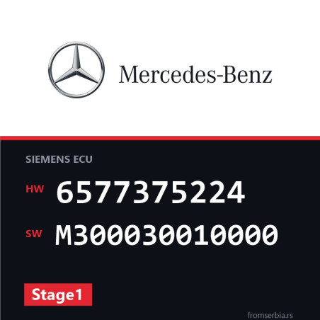 Mercedes-Benz CLK 6577375224 M300030010000 Stage1 tuning file