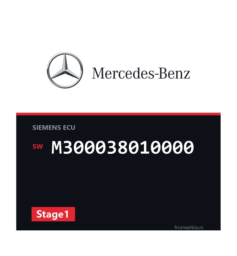 Mercedes-Benz CLK M300038010000 Stage1 tuning file