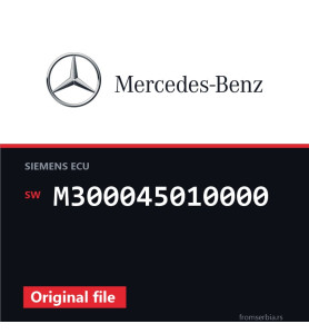Mercedes-Benz CLK M300045010000 original ECU file