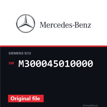 Mercedes-Benz CLK M300045010000 Stage1 tuning file