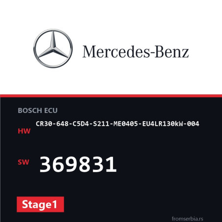 Mercedes-Benz CR30-648-C5D4-S211-ME0405-EU4LR130kW-004 369831 Stage1 f