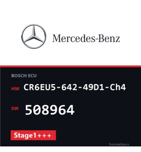 Mercedes-Benz E 350 CR6EU5-642-49D1-Ch4 508964 Stage1+++ tuning file
