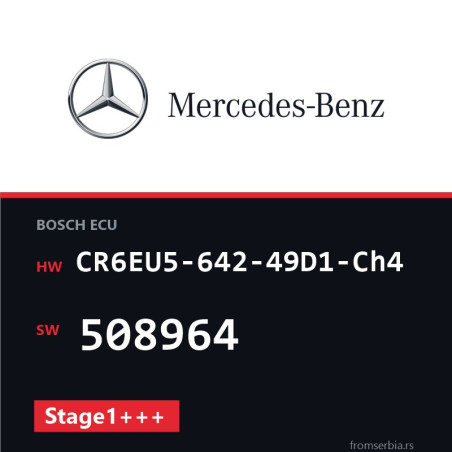 Mercedes-Benz E 350 CR6EU5-642-49D1-Ch4 508964 Stage1+++ tuning file