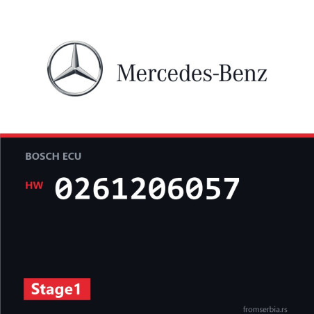 Mercedes-Benz E55 0261206057 Stage1 tuning file