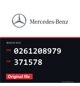 Mercedes-Benz E55 0261208979 371578 Stage1 tuning file