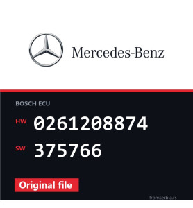 Mercedes-Benz E55 0261208874 375766 original ECU file